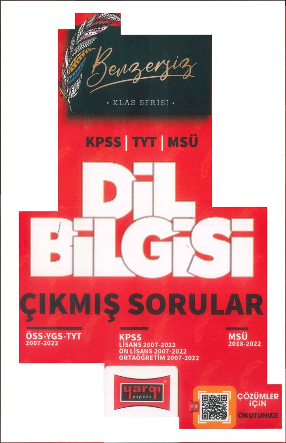 KLAS SERİSİ DİL BİLGİSİ ÇIKMIŞ SORULAR (KPSS-TYT-MSÜ) 2007-2022