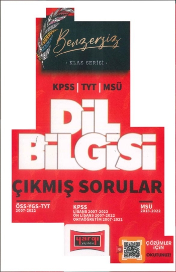 KLAS SERİSİ DİL BİLGİSİ ÇIKMIŞ SORULAR (KPSS-TYT-MSÜ) 2007-2022