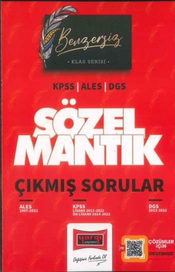 KLAS SERİSİ SÖZEL MANTIK ÇIKMIŞ SORULAR (ALES-KPSS-DGS) 2007-2022