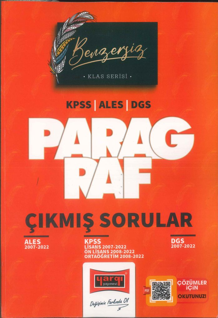 KLAS SERİSİ PARAGRAF ÇIKMIŞ SORULAR (ALES-KPSS-DGS) 2007-2022