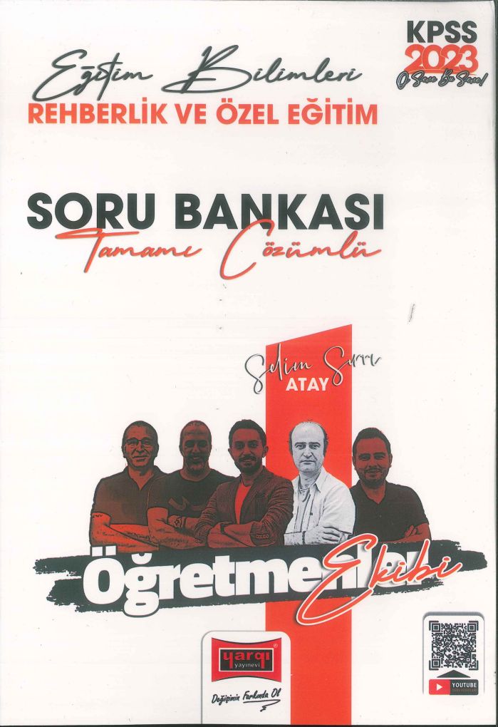 REHBERLİK VE ÖZEL EĞİTİM TAMAMI ÇÖZÜMLÜ SORU BANKASI ÖĞRETMENLER EKİBİ