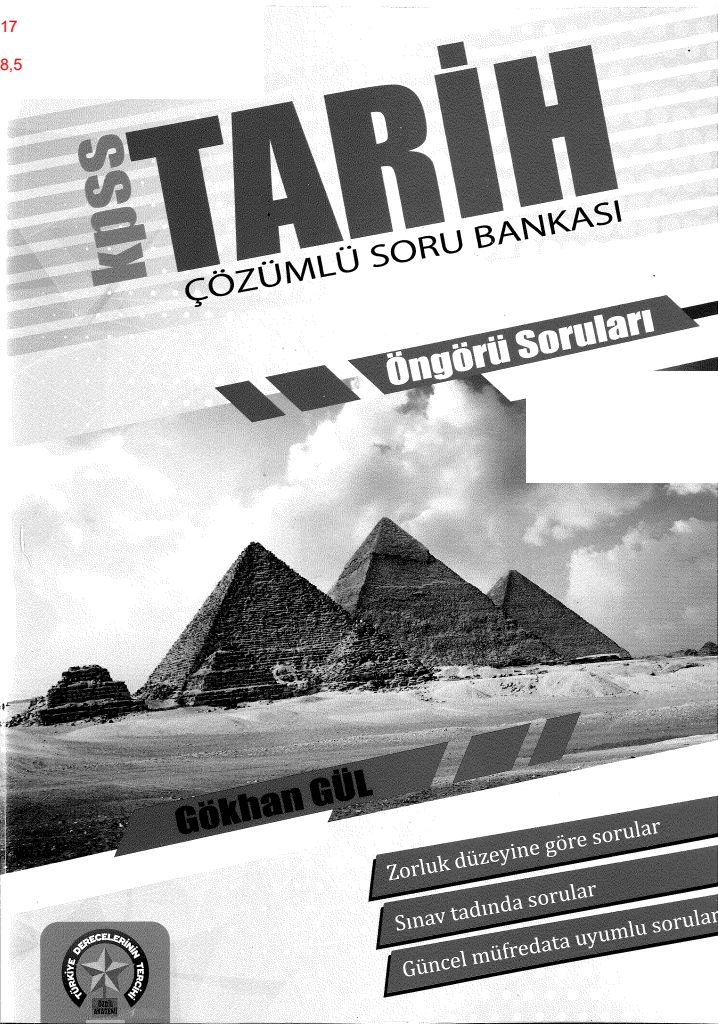 TARİH ÇÖZÜMLÜ SORU BANKASI ÖNGÖRÜ SORULARI