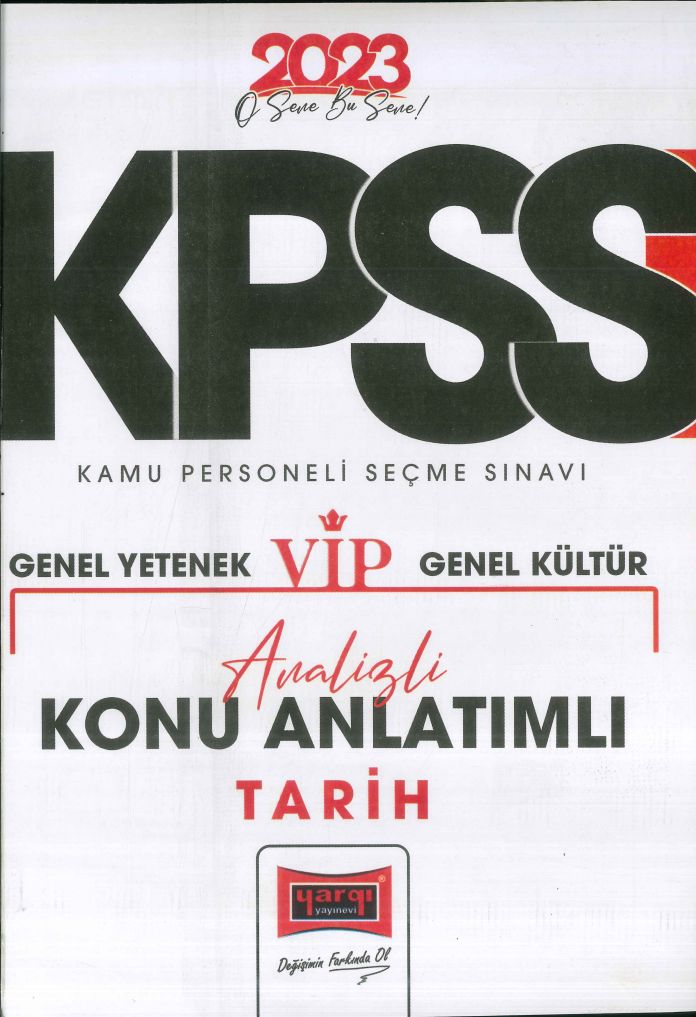 VİP ANALİZLİ TARİH KONU ANLATIMLI