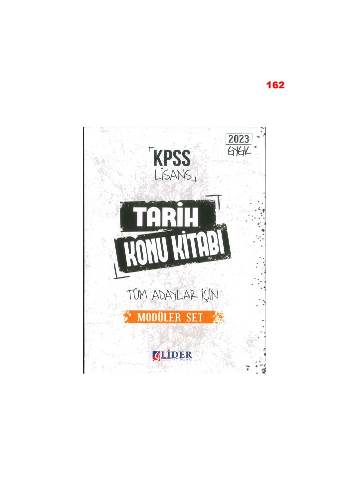 TARİH KONU KİTABI MODÜLER SET