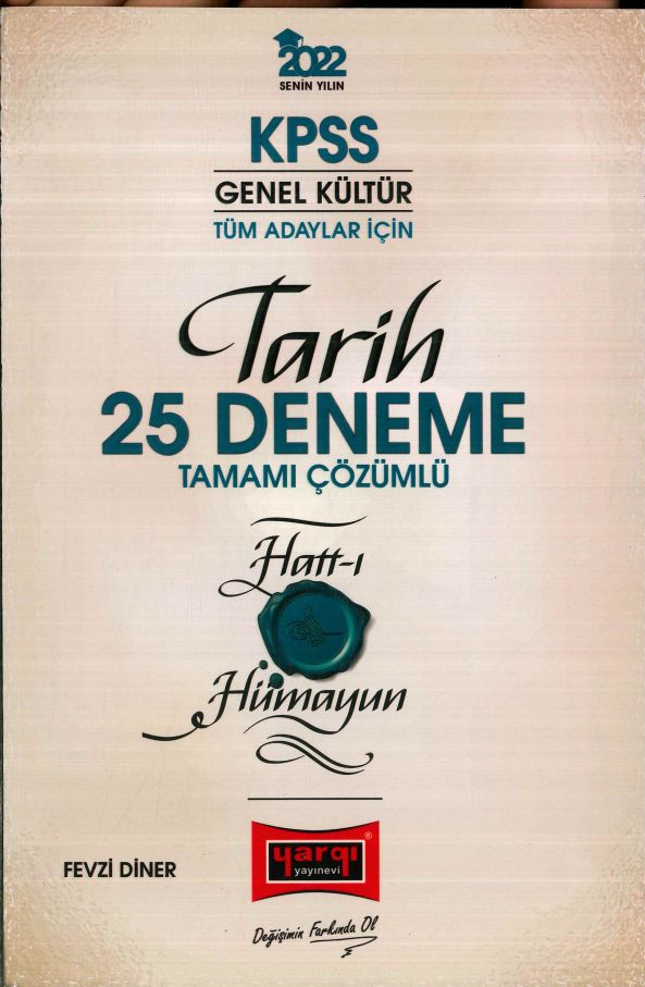 HATT-I HÜMAYUN TARİH TAMAMI ÇÖZÜMLÜ 25 DENEME