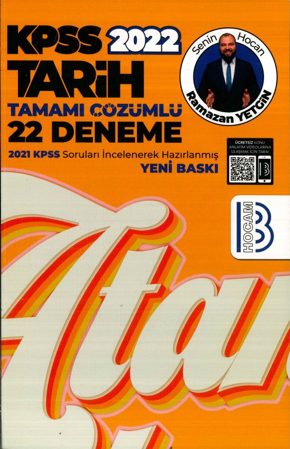 ATANACAKSIN TARİH TAMAMI ÇÖZÜMLÜ 22 DENEME