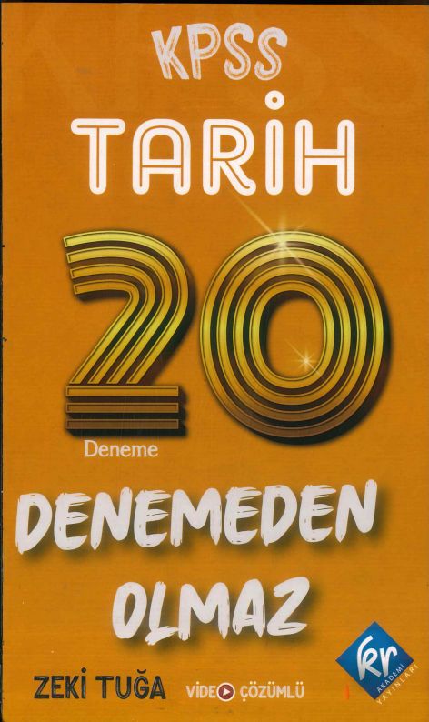 DENEMEDEN OLMAZ 20 DENEME ÇÖZÜMLÜ