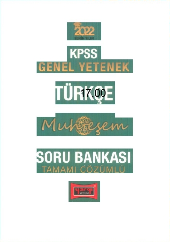 MUHTEŞEM TÜRKÇE ÇÖZÜMLÜ SORU BANKASI