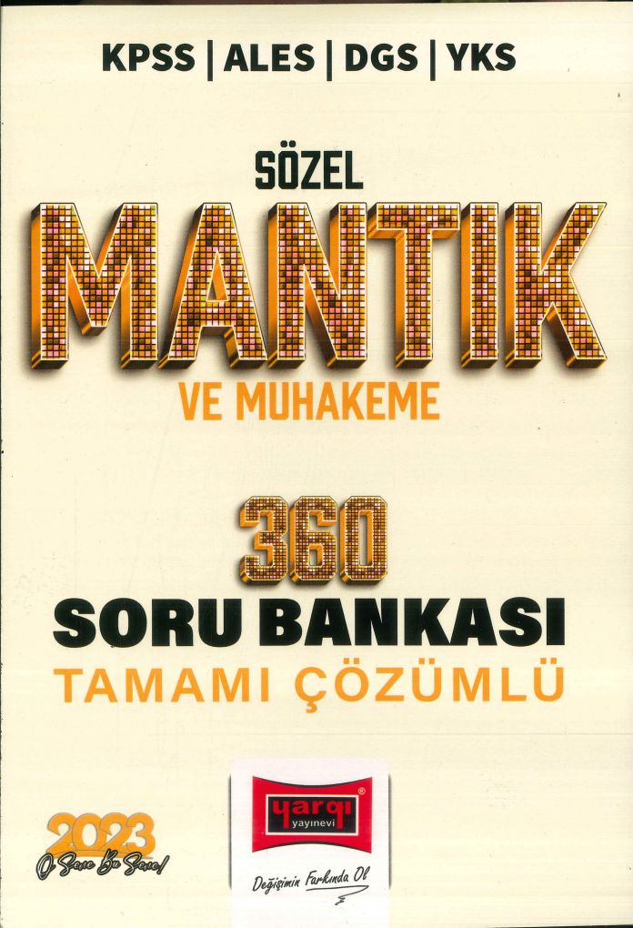 SÖZEL MANTIK VE MUHAKEME 360 ÇÖZÜMLÜ SORU BANKASI