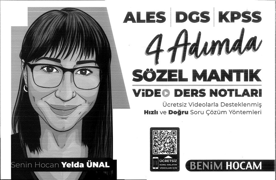 4 ADIMDA SÖZEL MANTIK VİDEO DERS NOTLARI