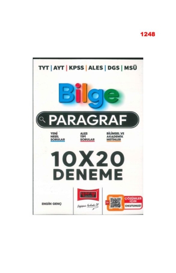 BİLGE PARAGRAF 10*20 DENEME Fotokopi.SHOP - Öğrencilerin Marketi!