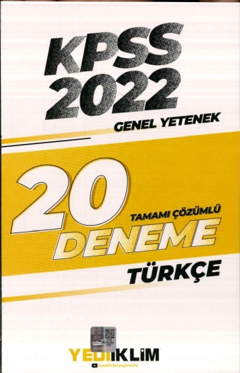 TÜRKÇE 20 DENEME ÇÖZÜMLÜ Fotokopi.SHOP - Öğrencilerin Marketi!
