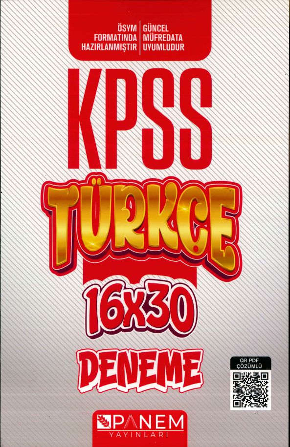 TÜRKÇE 16*30 DENEME