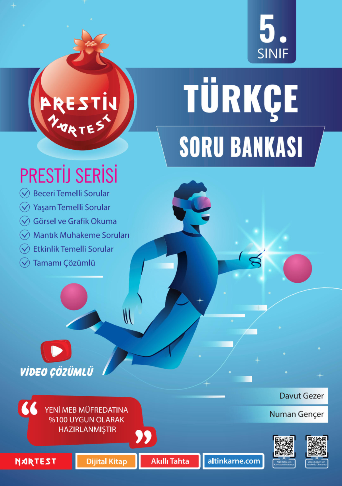 5. Sınıf Prestij Türkçe Soru Bankası Nartest Yayınevi
