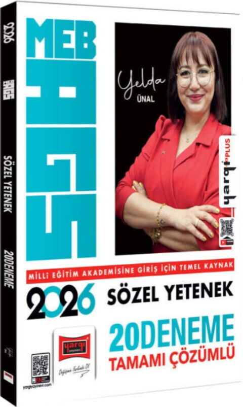 MEB-AGS Sözel Yetenek 20 Deneme Çözümlü - Yelda Ünal Yargı Yayınları