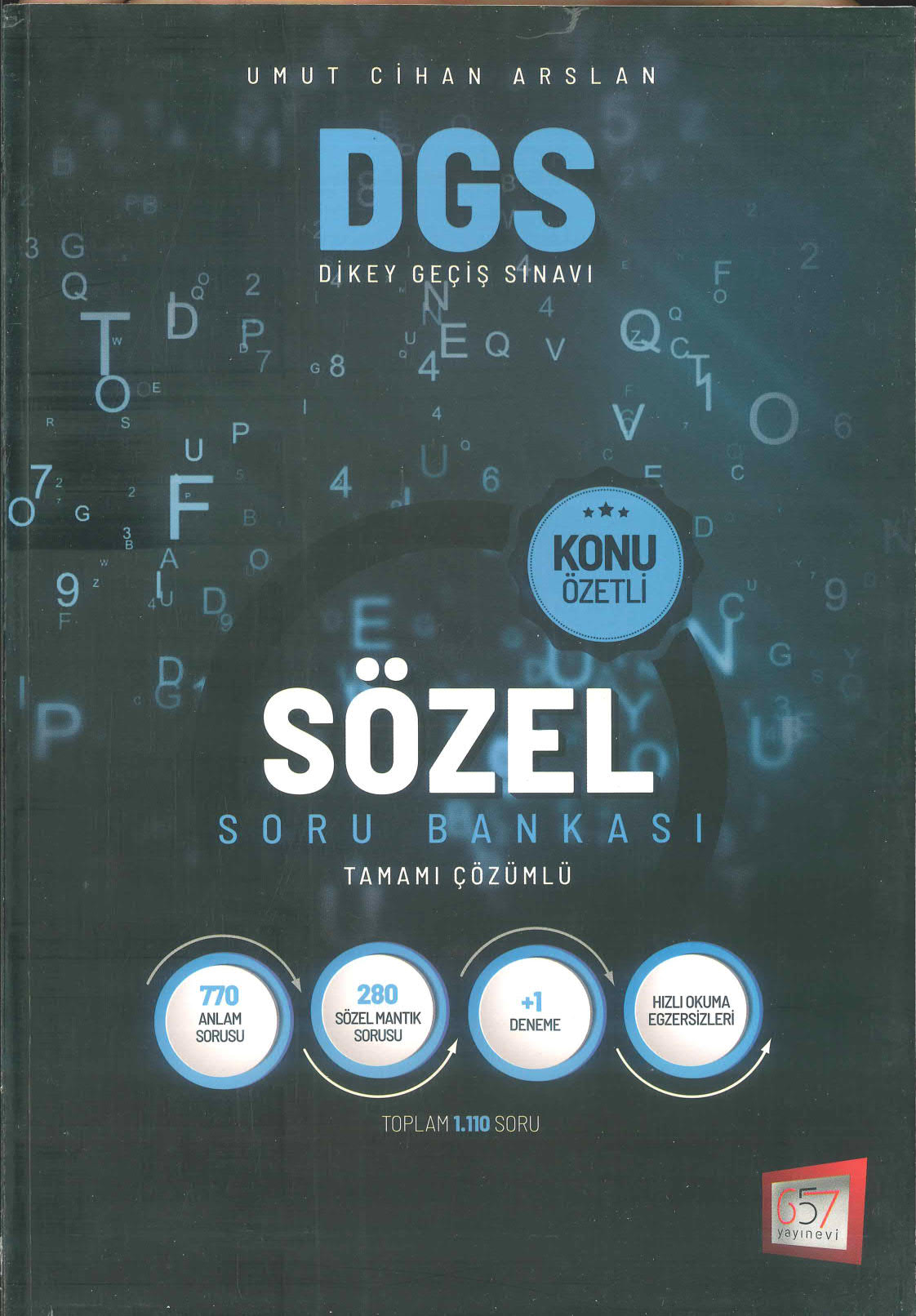 UMUT CİHAN ARSLAN DGS SÖZEL KONU ÖZETLİ SORU BANKASI