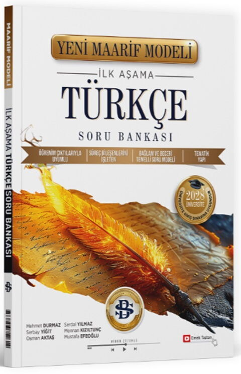 2028 Üniversiteye Hazırlık Türkçe İlk Aşama Maarif Model Soru Bankası Bilgi Sarmal