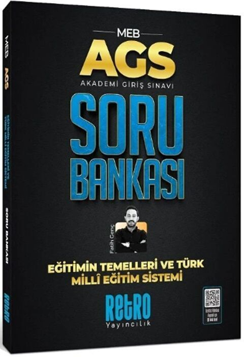 MEB AGS Eğitimin Temelleri ve Türk Milli Eğitim Sistemi Soru Bankası Retro Kitap