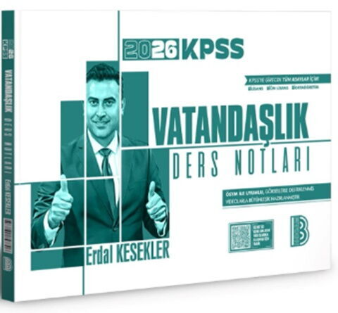 2026 KPSS Vatandaşlık Ders Notları Benim Hocam Yayınları