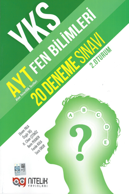 AYT Fen Bilimleri 20 Deneme Sınavı Nitelik Yayınları