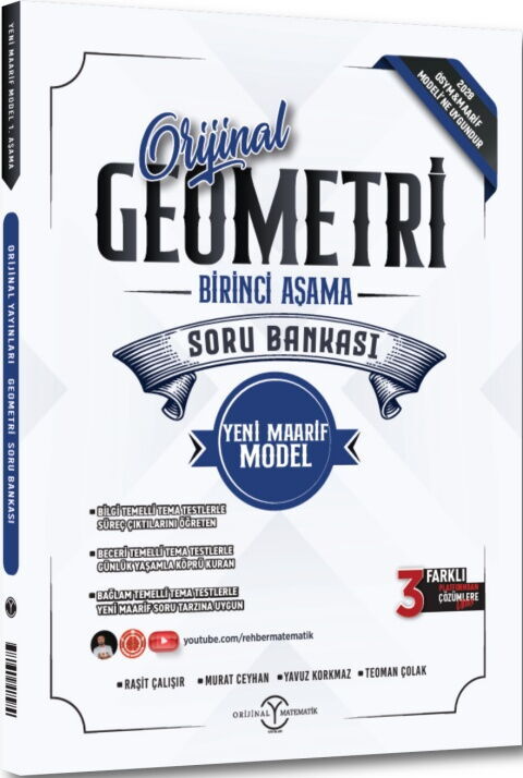 Geometri Maarif Birinci Aşama Soru Bankası Orijinal Yayınları
