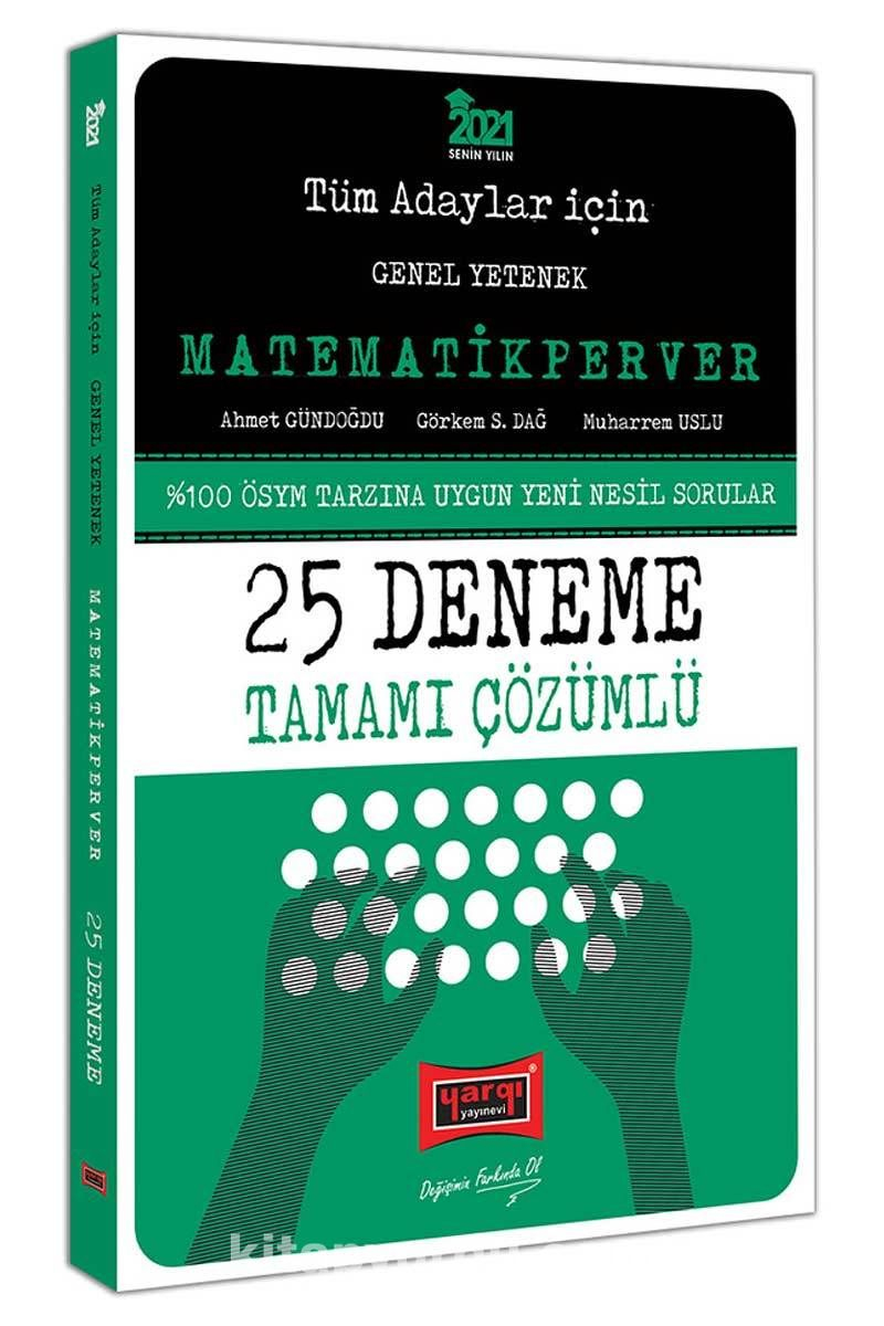 Tüm Adaylar İçin MATEMATİKPERVER Tamamı Çözümlü 25 Deneme