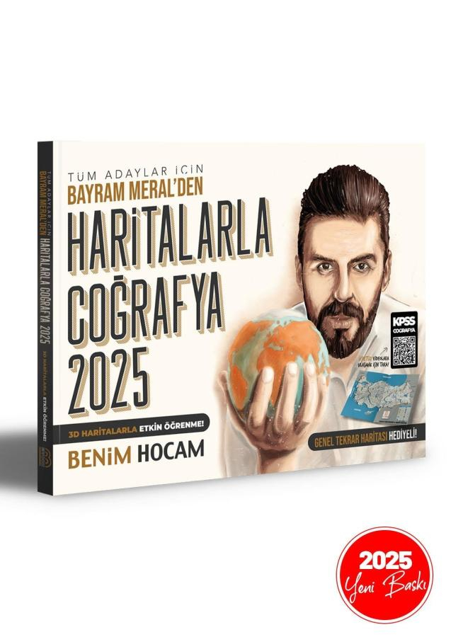 2025 Tüm Adaylar İçin Haritalarla Coğrafya Benim Hocam Yayınları