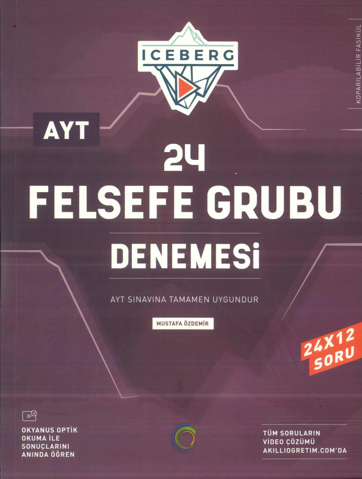 AYT Felsefe Grubu Iceberg 24 Deneme Okyanus Yayınları