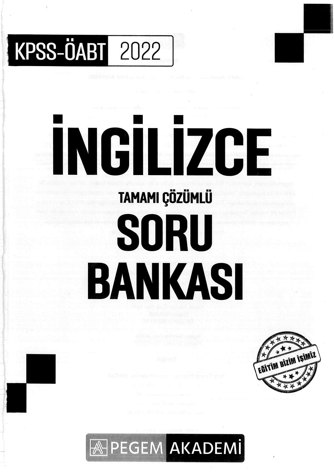 TAMAMI ÇÖZÜMLÜ SORU BANKASI