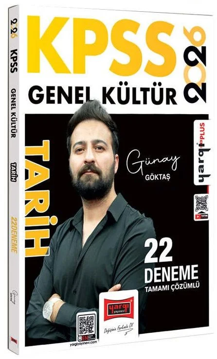 2026 KPSS Genel Kültür Tamamı Çözümlü Tarih 22 Deneme (Günay Göktaş) Yargı Yayınları