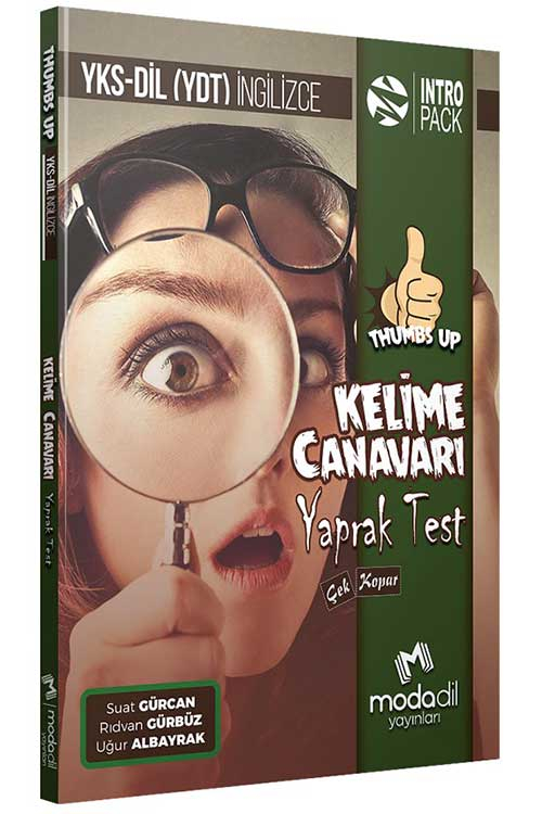 YKS-DİL Thumbs Up Kelime Canavarı Yaprak Test Modadil Yayınları