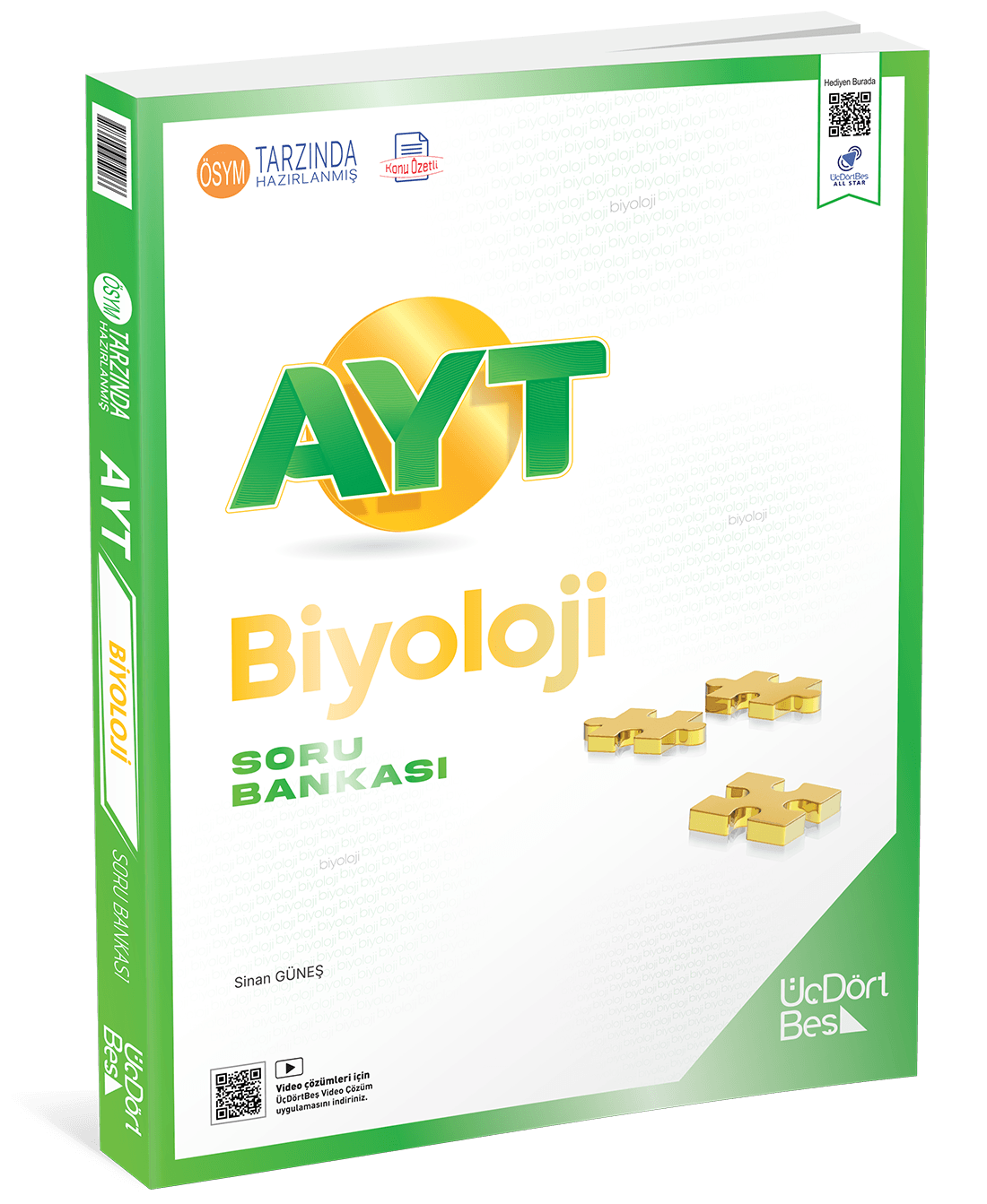 2027 AYT Biyoloji Konu Özetli Soru Bankası 345 Üç Dört Beş Yayınları