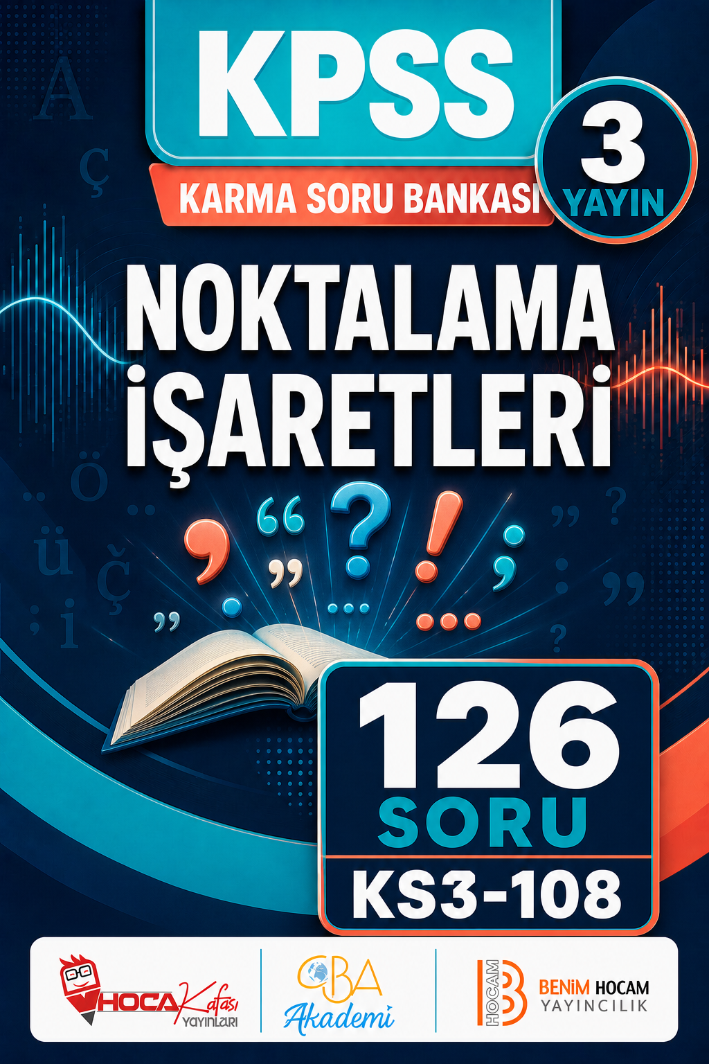 Noktalama İşaretleri 3 Yayın 126 Soru (Benim Hocam - CBA - Hoca Kafası Yayınları)