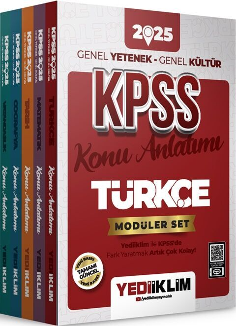 Yediiklim Yayınları 2025 KPSS Genel Yetenek Genel Kültür Konu Anlatımlı VATANDAŞLIK