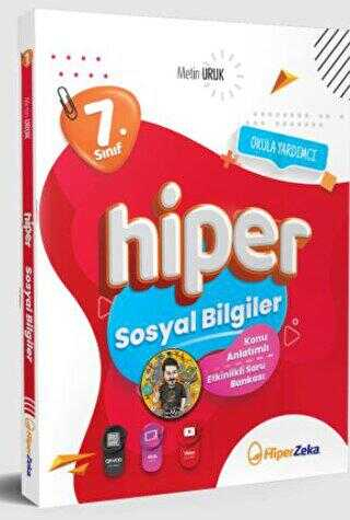 7. Sınıf Hiper Sosyal Bilgiler Konu Anlatımlı & Soru Bankası Hiper Zeka Yayınları
