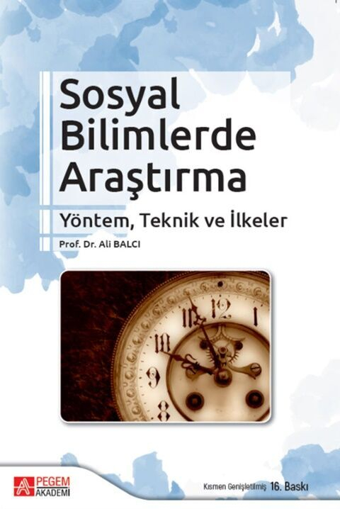Sosyal Bilimlerde Araştırma Yöntem Teknik ve İlkeler Pegem Yayınları
