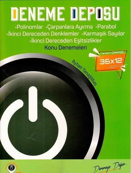 AYT Matematik Polinomlar, Çarpanlara Ayırma, Parabol Deneme Deposu Acil Yayınları