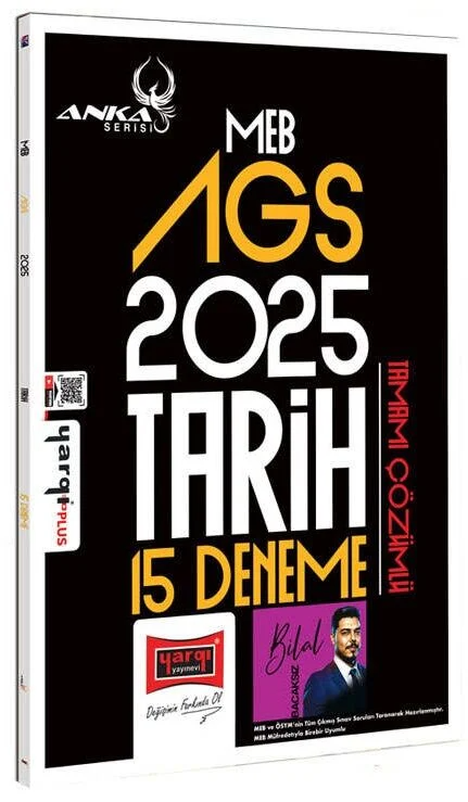 2025 MEB AGS Anka Serisi Tarih Tamamı Çözümlü 15 Deneme Yargı Yayınları