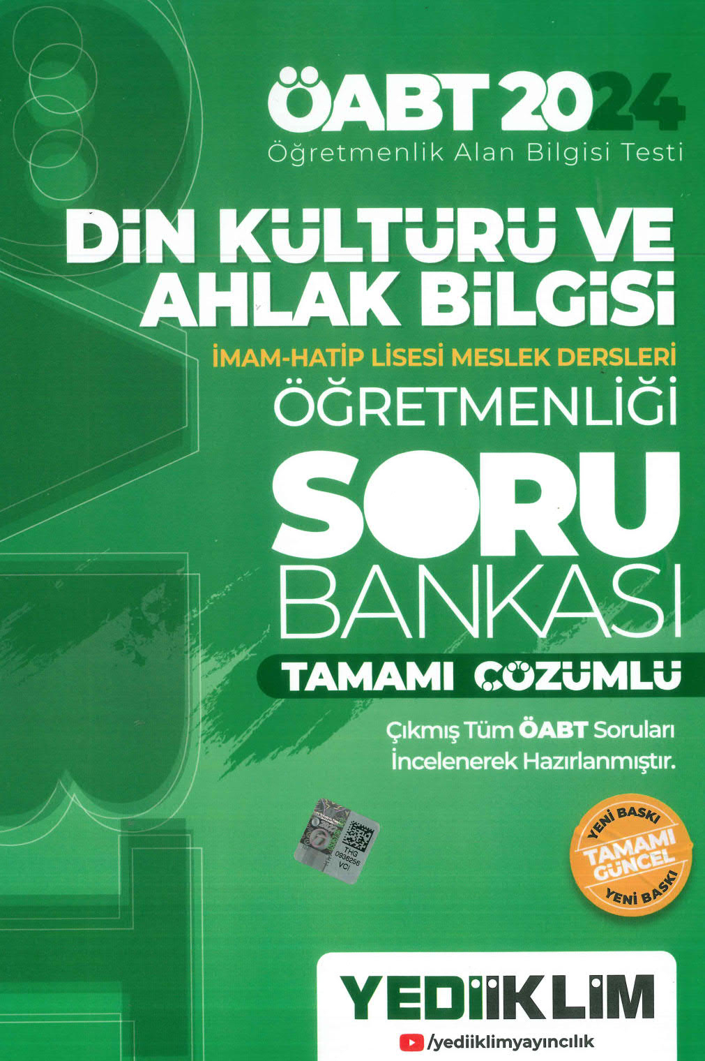 DKAB İHL ÖĞRETMENLİĞİ SORU BANKASI TAMAMI ÇÖZÜMLÜ