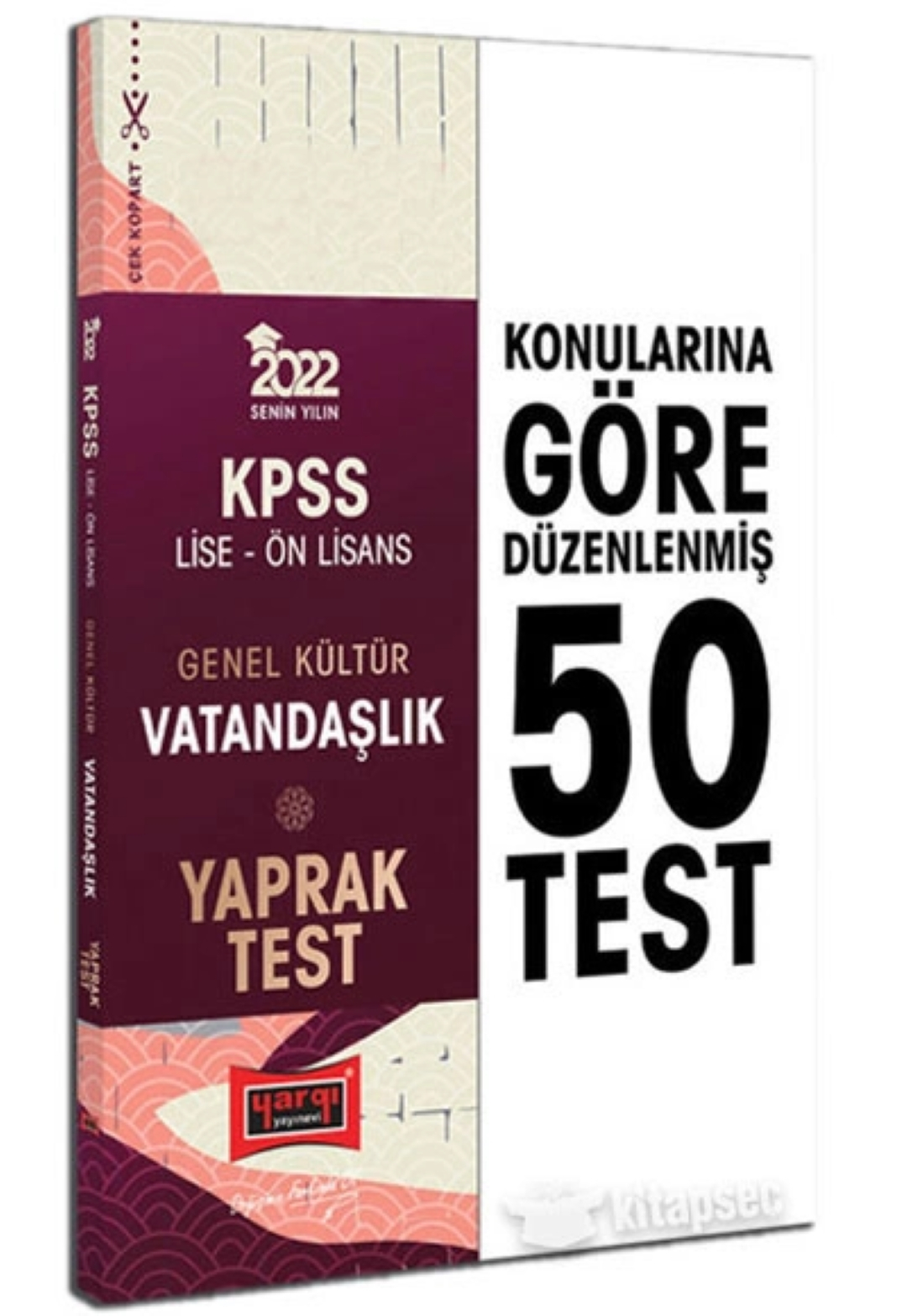 KPSS Lise Ön Lisans Genel Kültür Vatandaşlık Yaprak Test