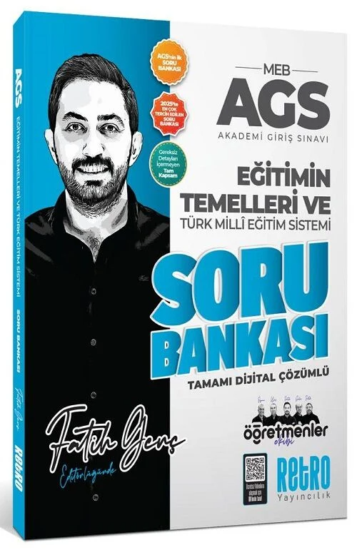 2026 MEB AGS Eğitimin Temelleri ve Türk Milli Eğitim Sistemi Soru Bankası Retro Kitap
