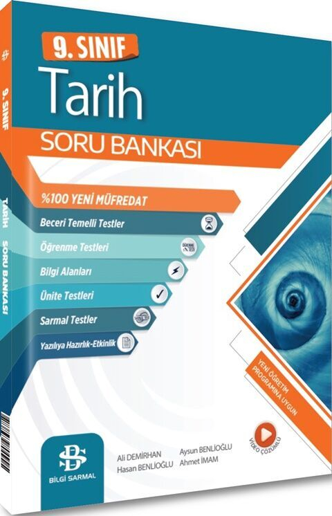 9. Sınıf Tarih Soru Bankası Video Çözümlü Bilgi Sarmal Yayınları