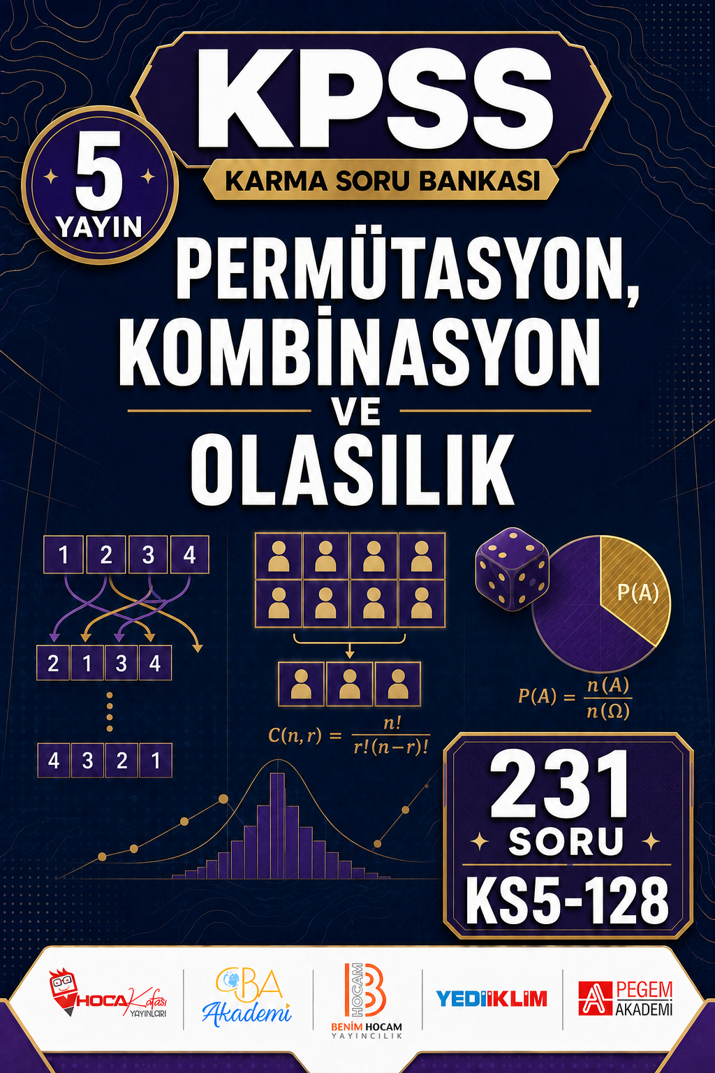 Permütasyon, Kombinasyon ve Olasılık 5 Yayın 231 Soru