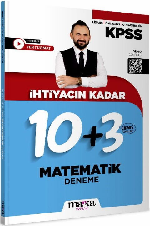 2026 KPSS İhtiyacın Kadar Matematik 13 Deneme Marka Yayınları