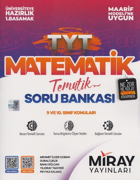 TYT Matematik Maarif Model Tematik Soru Bankası Miray Yayınları