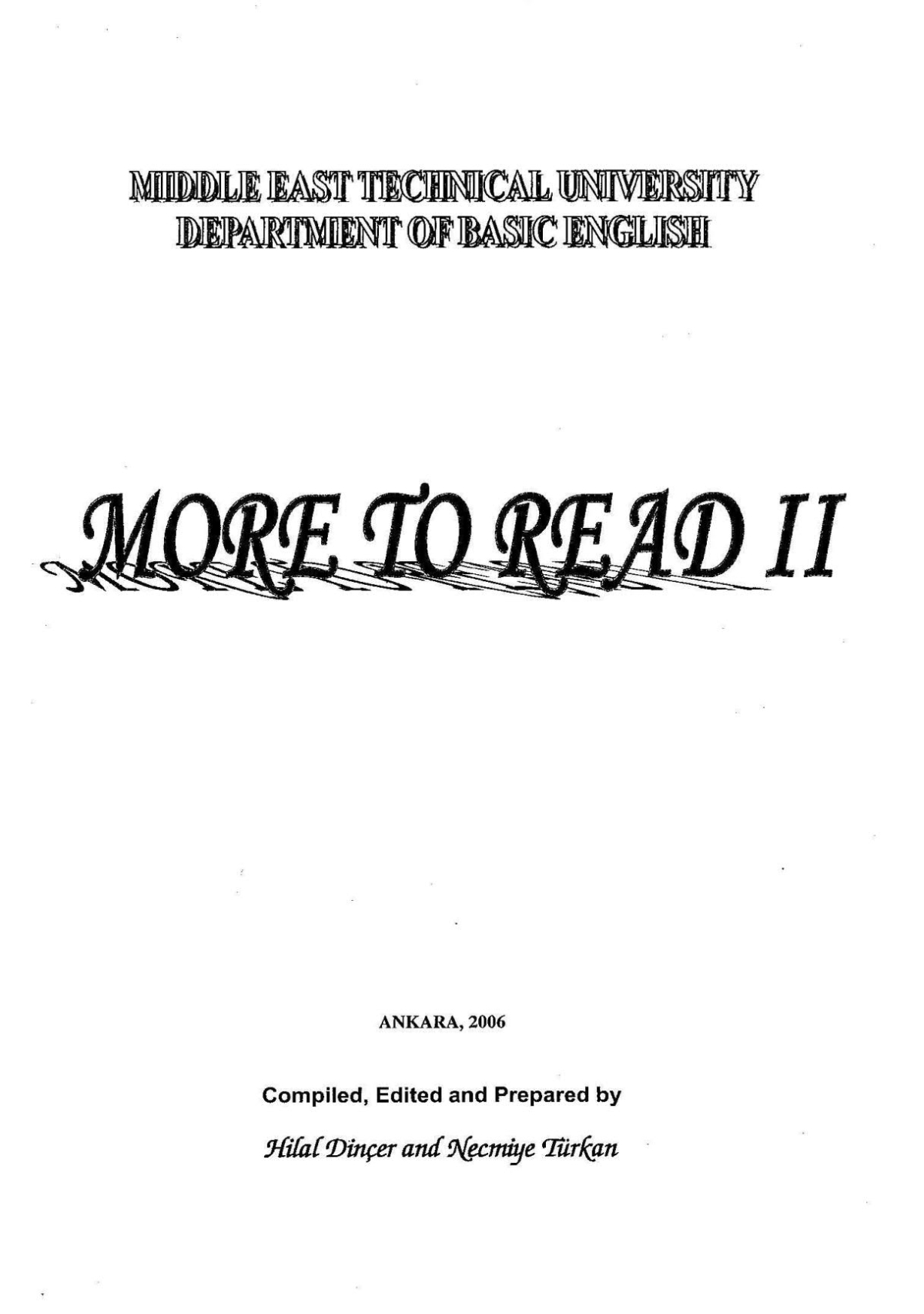 MORE TO READ 2