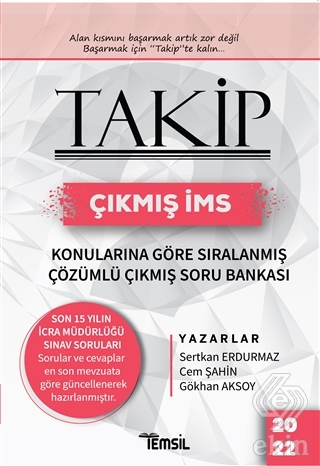 TAKİP ÇIKMIŞ İMS SINAV SORULARI ÇÖZÜMLÜ