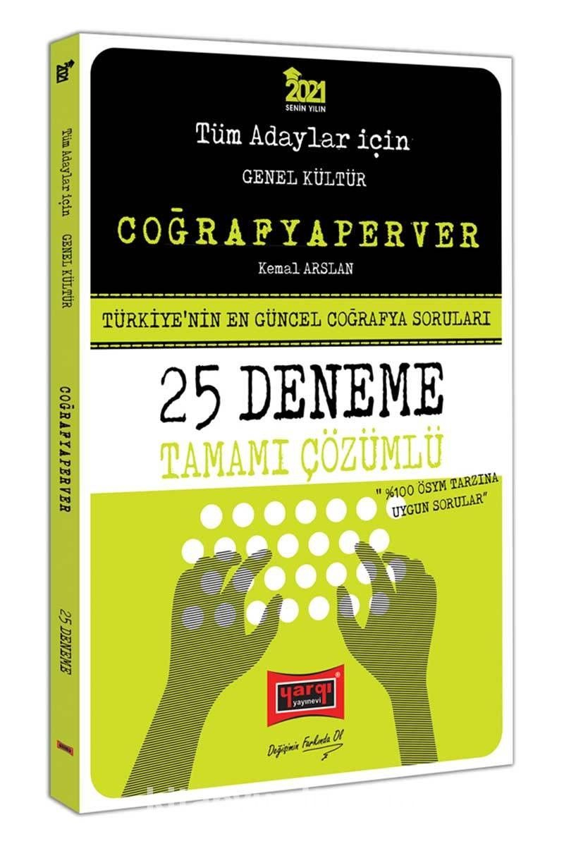 Tüm Adaylar İçin COĞRAFYAPERVER Tamamı Çözümlü 25 Deneme