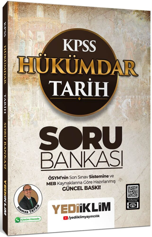KPSS Tarih Hükümdar Soru Bankası Yediiklim Yayınları
