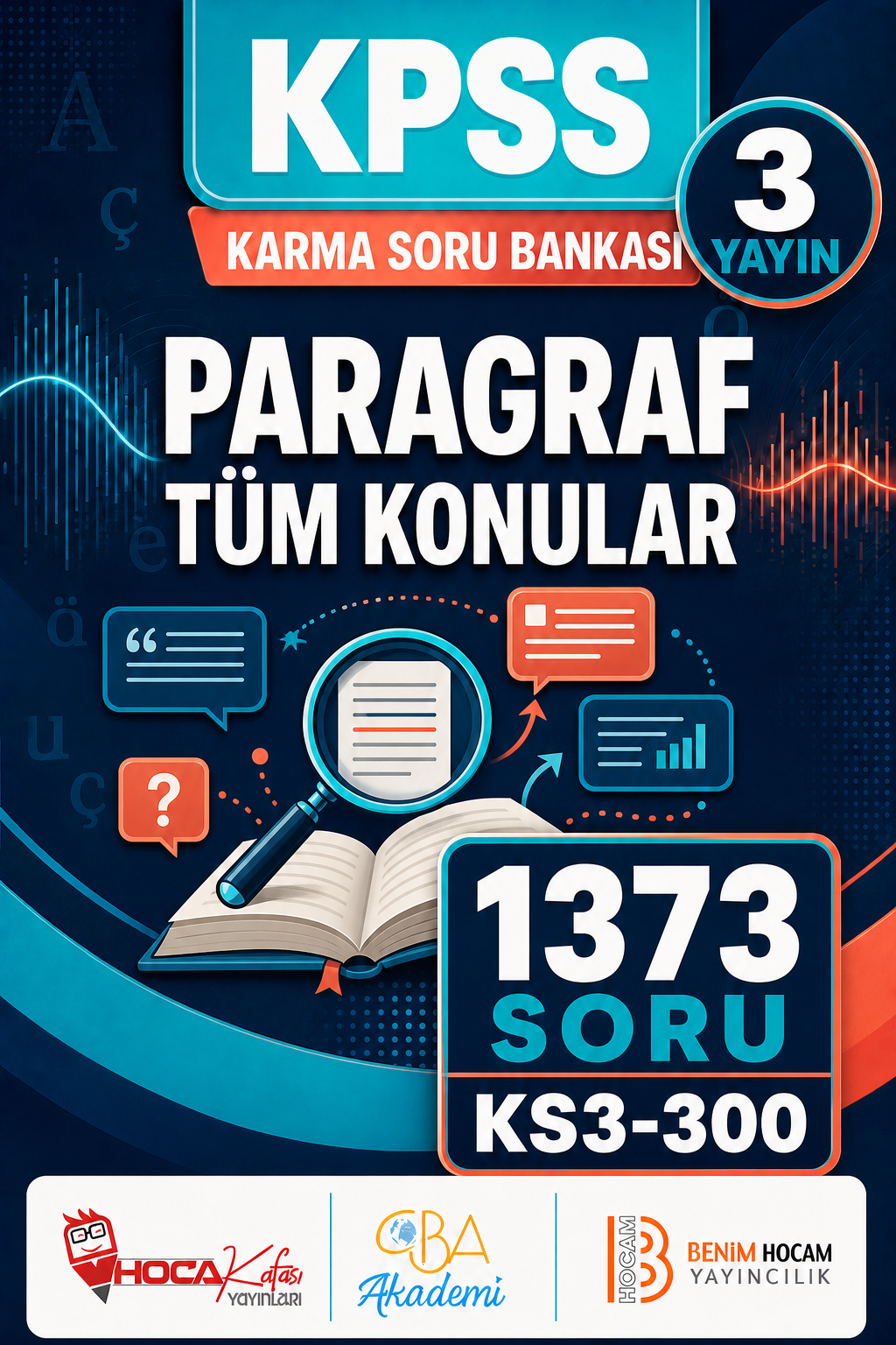 PARAGRAF TÜM KONULAR 3 Yayın 1373 Soru (Benim Hocam - CBA - Hoca Kafası Yayınları)